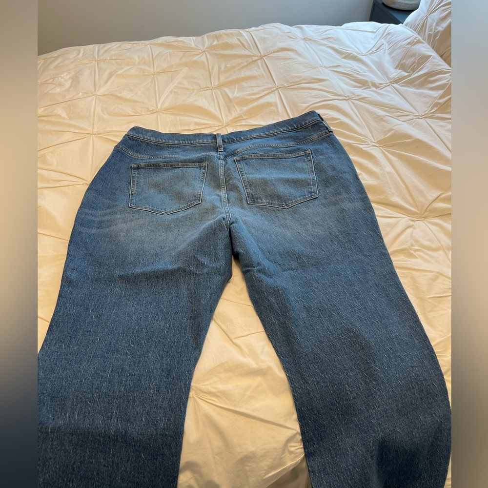 J. Crew Women’s 9” Demi Boot Crop Jeans Clyde Wash Raw Hem Size 36 - Picture 8 of 9